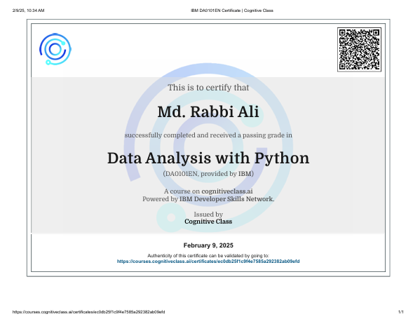 Python Certificate Banner